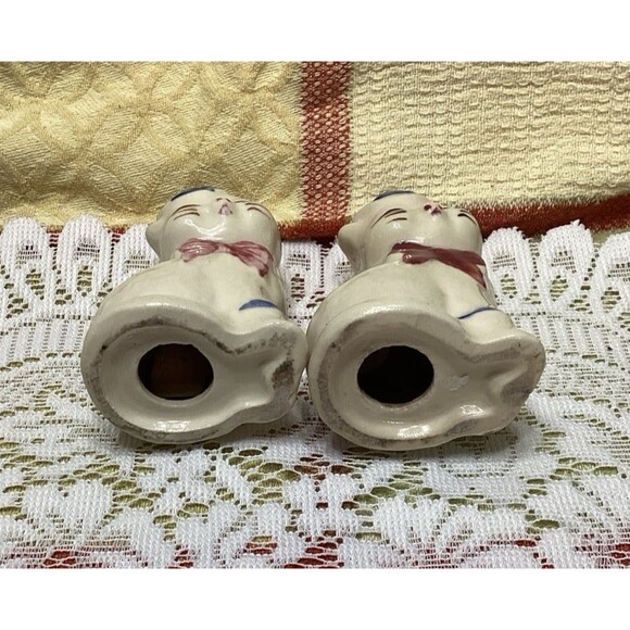Vintage Shawnee Pottery Ceramic Puss N Boots Salt & Pepper Shaker Set 50s - Picture 4 of 7